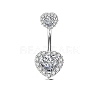304 Stainless Steel Belly Rings WGE61B2-01-2