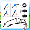 Creative Imitation Leather Eye Glasses Case AJEW-FH0003-58A-3
