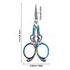 2R13 Staainless Steel Embroidery Scissors TOOL-WH0139-35-2