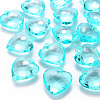 Transparent Acrylic Pendants TACR-T024-03B-946-1