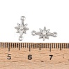 Brass Pave Clear Cubic Zirconia Connector Charms KK-H524-14P-3