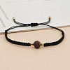 Gemstone Round Braided Bead Bracelet IG5594-5-1