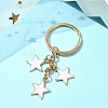 Star Alloy Enamel Keychain KEYC-YW00144-10-1