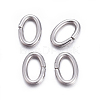 Tarnish Resistant 304 Stainless Steel Open Jump Rings A-STAS-F221-40P-K-2