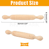 Mini Wooden Rolling Pin DJEW-OC0001-14-2