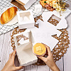 Square Paper Biscuit Boxes with Square Clear Window CON-TAC0001-12B-01-6