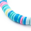 Polymer Clay Heishi Beads Stretch Bracelets Sets BJEW-JB06176-4