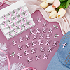 200Pcs Awareness Ribbon Zinc Alloy Enamel Pins for Clothes JEWB-DR0001-09-4