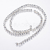 Electroplate Non-magnetic Synthetic Hematite Bead Strands G-Q465-23S-2