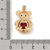 Brass Glass Pendants GL-K001-02-3