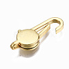 Brass Lobster Claw Clasps KK-S362-009B-G-NR-3