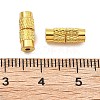 Column Brass Screw Clasps KK-M143-01G-3