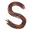 Gradient Color Natural Garnet Beads Strands G-D103-C06-3