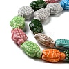 Handmade Procelain Beads Strands PORC-R140-01-3