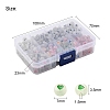 480Pcs 8 Style Flat Round Luminous Acrylic Beads DIY-YW0003-01-4