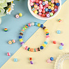 200Pcs Transparent Stripe Resin Beads RESI-SP0001-45-5