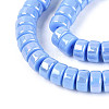 AB Color Plated Opaque Glass Beads Strands GLAA-T026-3x6mm-P07-3