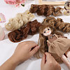 4Pcs 4 Colors High Temperature Fiber Doll Hairs DIY-GL0006-26-5