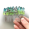 Natural Crystal Hair Combs PW-WGC6E88-09-1