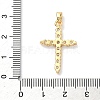 Brass Micro Pave Cubic Zirconia Pendants KK-A281-26C-G-3