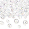 150Pcs 3 Styles Transparent Acrylic Beads MACR-YW0003-96B-1