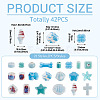 42Pcs 21 Styles Handmade Porcelain Beads PORC-TA0001-45-4