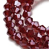 Transparent Electroplate Glass Beads Strands GLAA-F029-2mm-C27-3