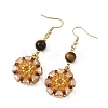 Glass Seed Beads Dangle Earrings EJEW-MZ00763-6