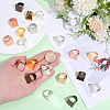30Pcs 5 Colors Brass Finger Rings RJEW-SC0001-40-3