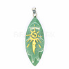 Natural Aventurine Pendants PW-WG1E8C3-02-1