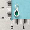 925 Sterling Silver Birthstone Charms STER-G035-01B-02-3