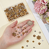 320Pcs 16 Styles Tibetan Style Alloy 4-Petal Bead Caps TIBE-PA0001-22-3