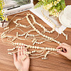 Wall Hanging Photo Display with Wooden Beads Garland AJEW-WH20011-54C-3