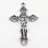 Tibetan Style Alloy Pendants TIBEP-S298-011AS-FF-1