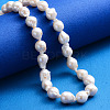 Natural Baroque Pearl Keshi Pearl Beads Strands PEAR-S012-66-5
