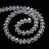 1 Strand Electroplate Crystal Glass Rondelle Beads Strands X-EGLA-F045C-01AB-3