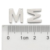 Tarnish Resistant 304 Stainless Steel Letter Charms STAS-O072-M-3