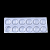 Transparent Glass Cabochons GGLA-R026-18mm-B-6