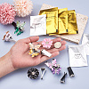 Beadthoven 6 Sets 2 Style Zinc Alloy with Rhinestones Car Perfume Decoration Set DIY-BT0001-24-5