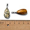 Faceted Natural & Synthetic Mixed Gemstone Pendants G-P519-06P-3