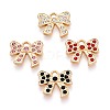 Alloy Rhinestone Pendants PALLOY-T092-21G-1