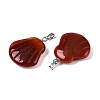 Natural Carnelian(Dyed & Heated) Pendants G-T138-208G-2