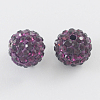 Pave Disco Ball Beads X-RB-A130-10mm-12-1
