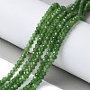 Dyed Natural Malaysia Jade Rondelle Beads Strands G-E316-2x4mm-57-5