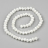 Electroplate Glass Beads Strands X-EGLA-A034-J8mm-A01-3