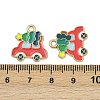 Christmas Themes Alloy Enamel Pendants ENAM-Z023-01G-06-3