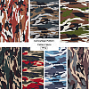Camouflage Pattern Cotton Fabric DIY-WH0181-72-3