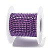Iron Rhinestone Glass Cup Chain CH-U001-01N-1