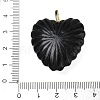 Natural Obsidian Carved Pendants G-C276-01G-14-3