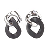 Acrylic Stud Earrings EJEW-JE04583-4